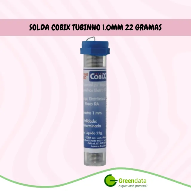 Tubo de Solda Cobix 22 Gramas