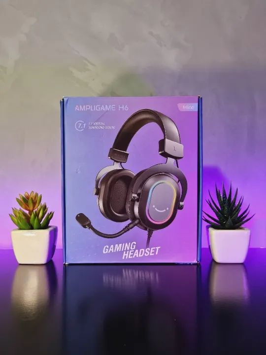 Headset Gamer RGB com Microfone H6 Fifine