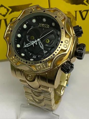 Relógio Invicta curinga dourado  - Foto 2