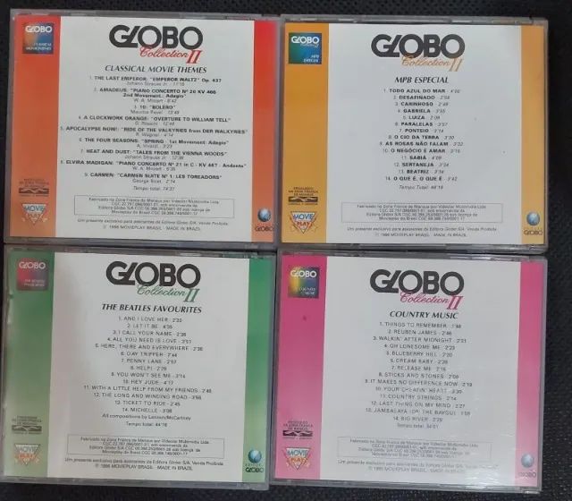 CDs combo Globo Collection II - 4 CDs  - Foto 2