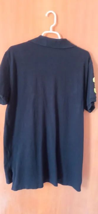 Polo Ralph Lauren Custom Fit L/G - preta  e Vermelho - Foto 2
