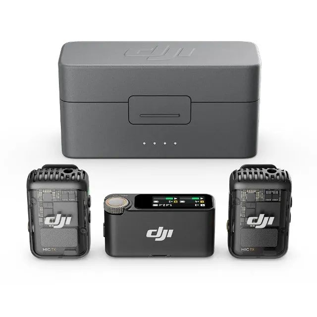 Microfone DJI Mic 2 (2 TX Microfone + 1 RX Receptor + 1 Case de carregamento) Novo Lacrado - Foto 2