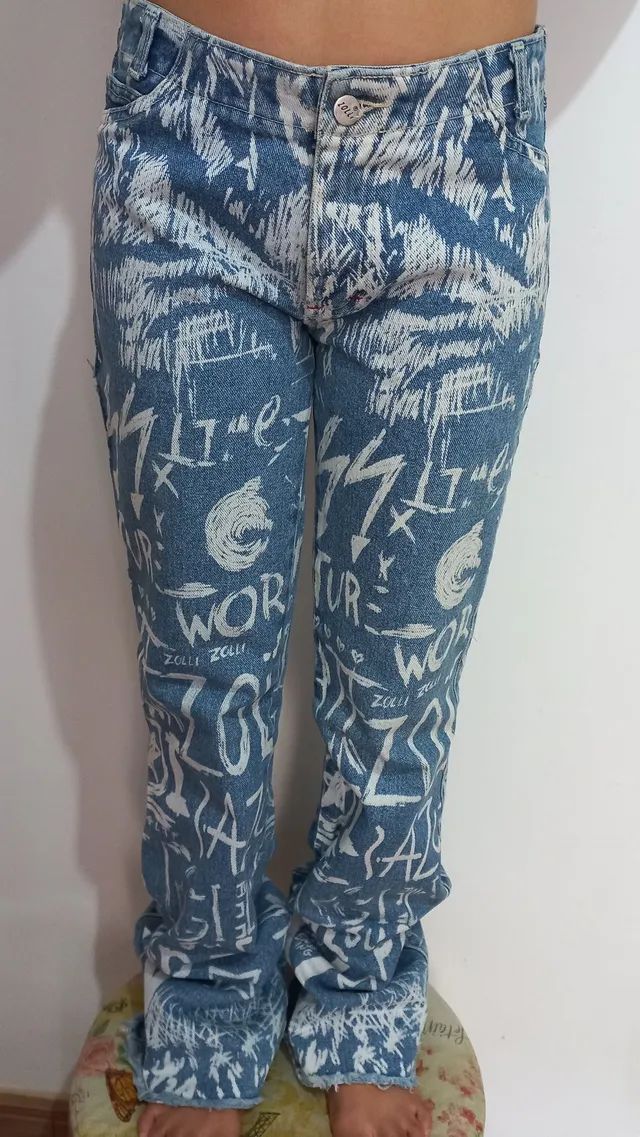 Calça jeans tam 36/38 