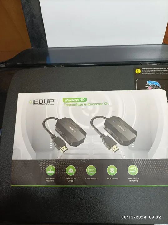 Kit Transmissor e Receptor Wireless HD EDUP