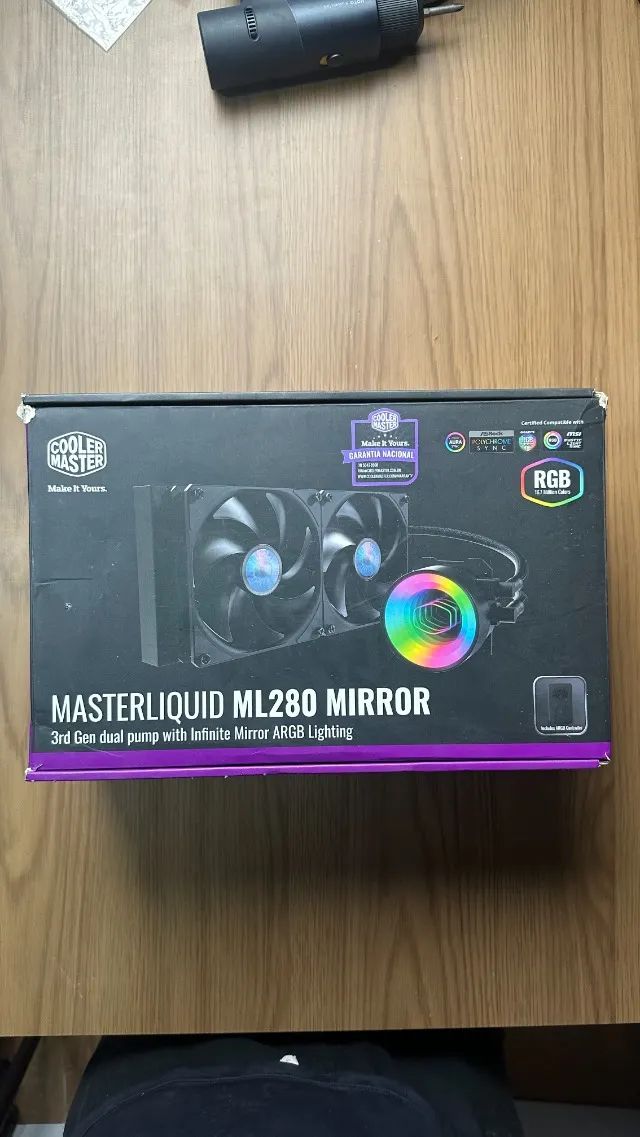 Water Cooler Cooler Master Masterliquid ML280 Mirror, ARGB, 280mm