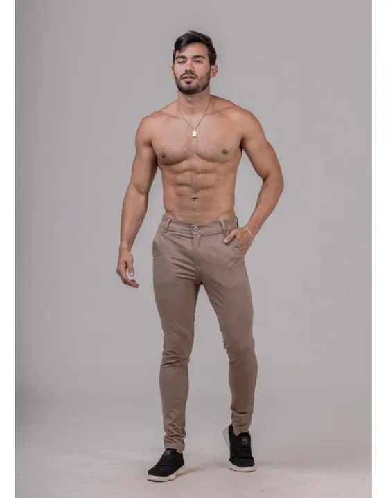 Calça Masculina em Alfaiataria slim