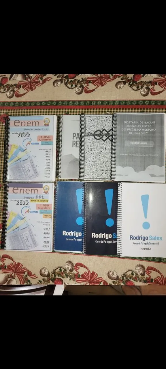 Curso Português completo c 3apostilas Rodrigo Sales2024 +2 de questões Enem2022 +3compleme