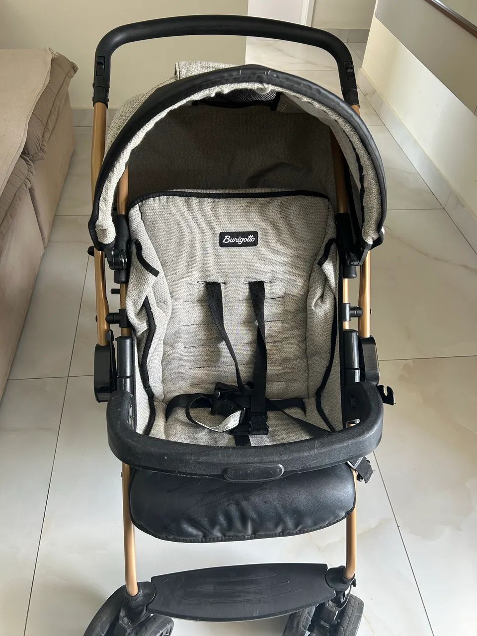 Vendo Carrinho de Bebê Burigotto (Usado) - Foto 4