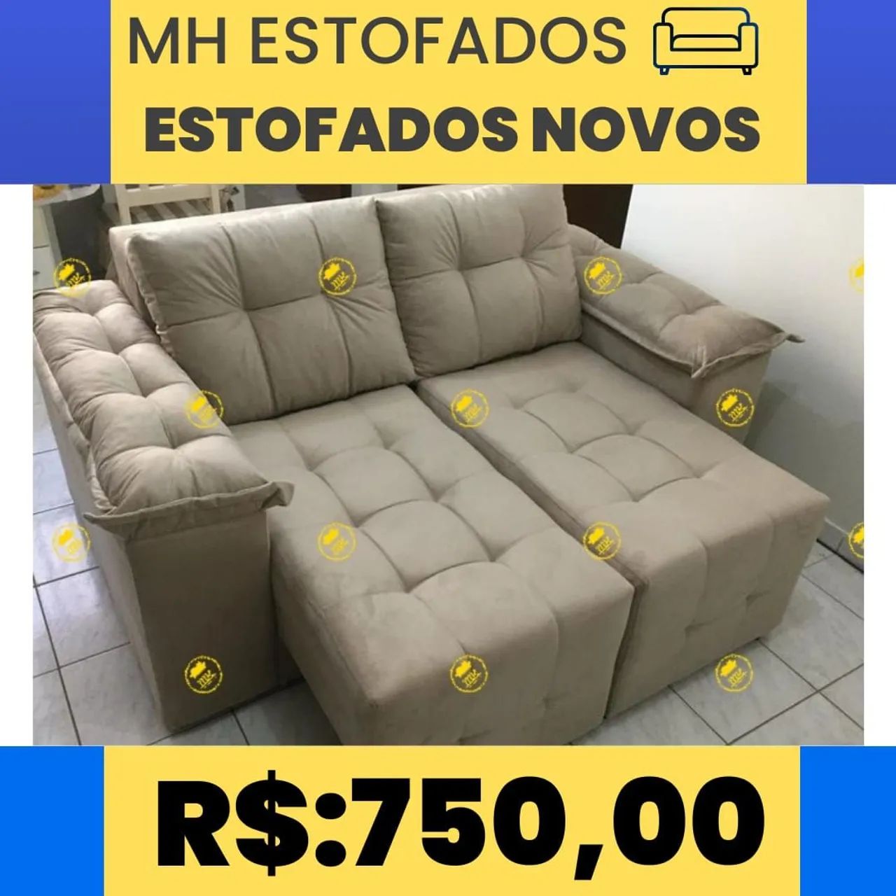 Sofá Modular Novo - Conforto e Elegância!