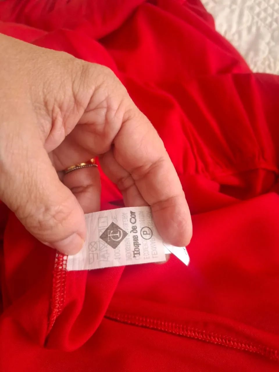 Vestido longo vermelho TOQUE DE COR - Foto 3