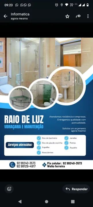 Vidraçaria e Manutenção *