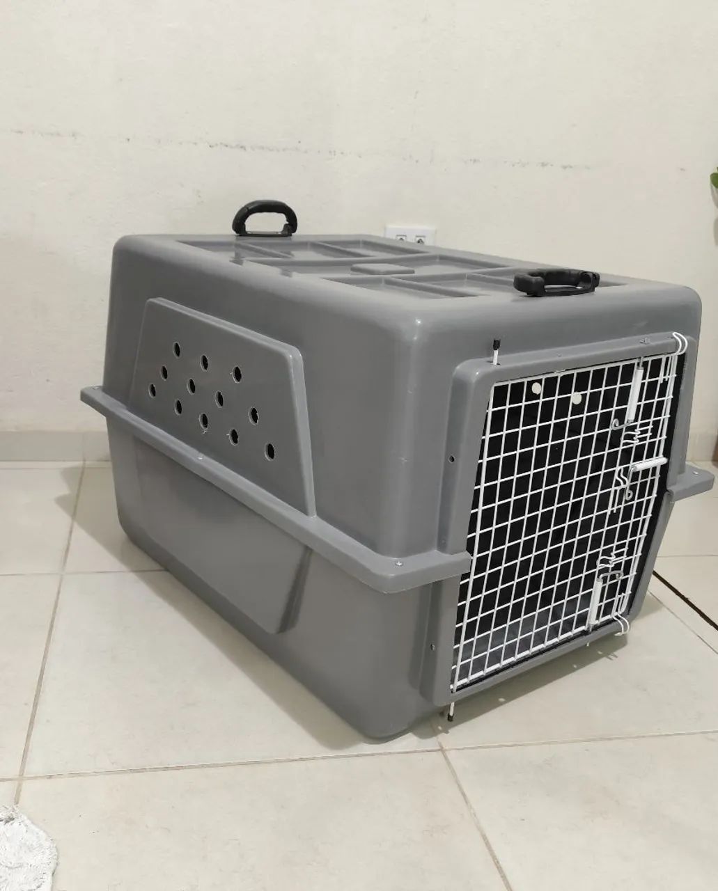 Caixa de transporte Grande N°5 reforçada para cachorros  - Foto 2