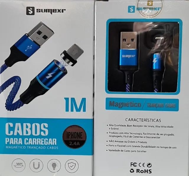 Carregador iPhone Lightning 3.4A Sumexr Premium  !! Abs   - Foto 5