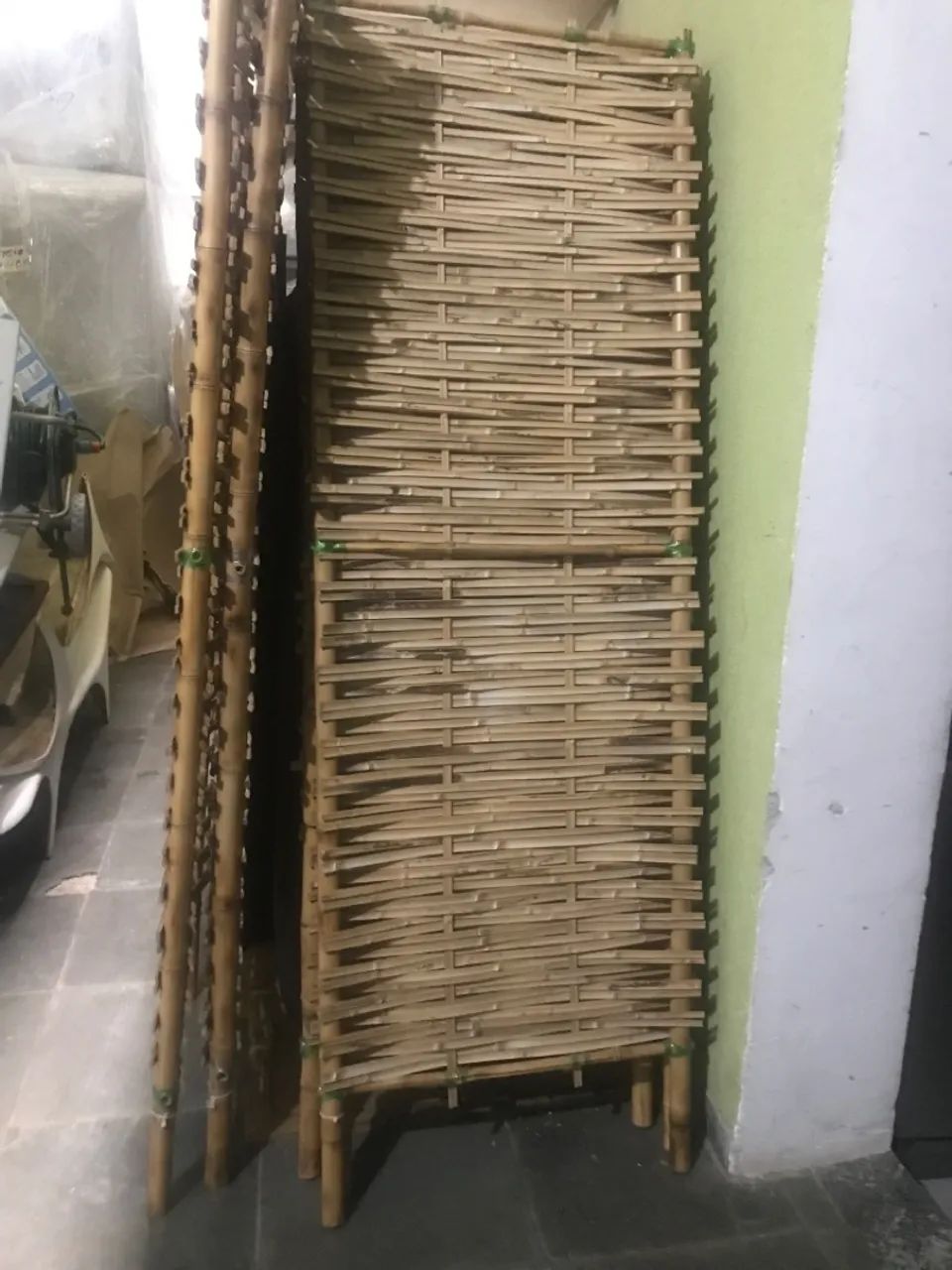Painel de bambu natural 5 peças.  - Foto 2