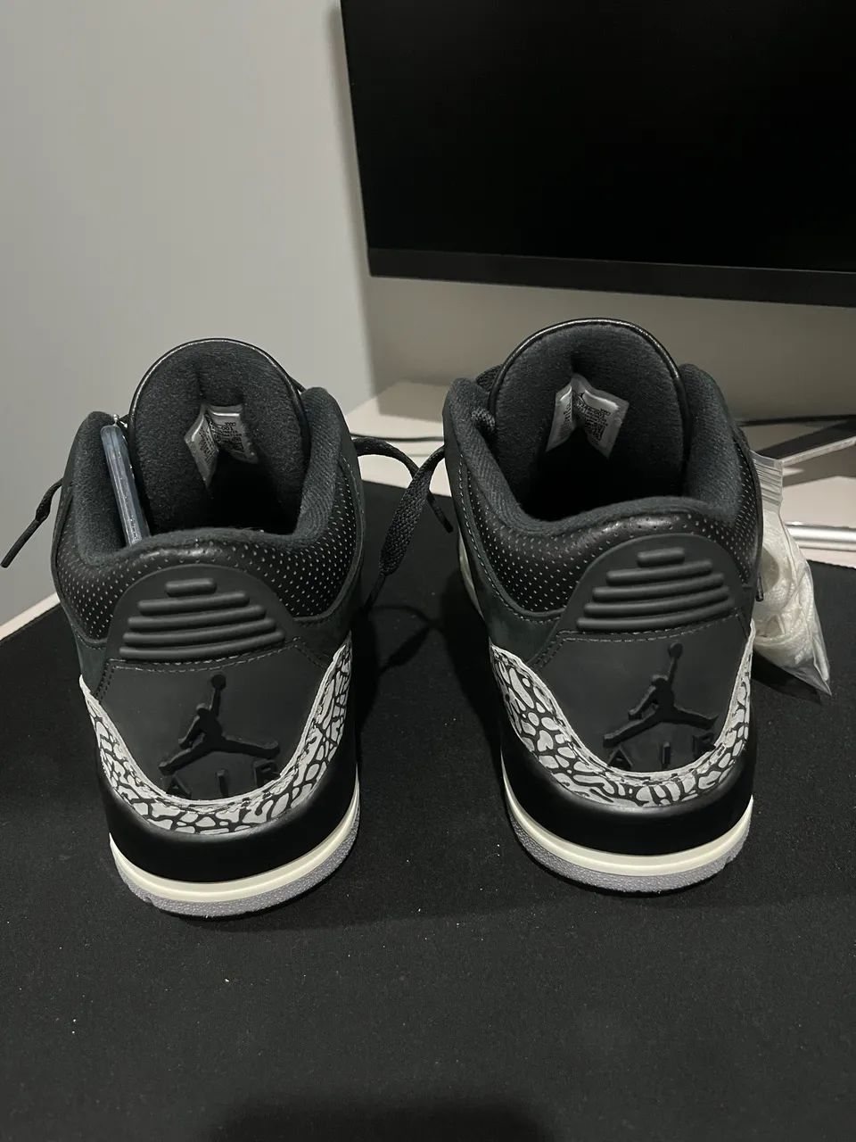 Tênis nike air jordan 3 black noir - Foto 5