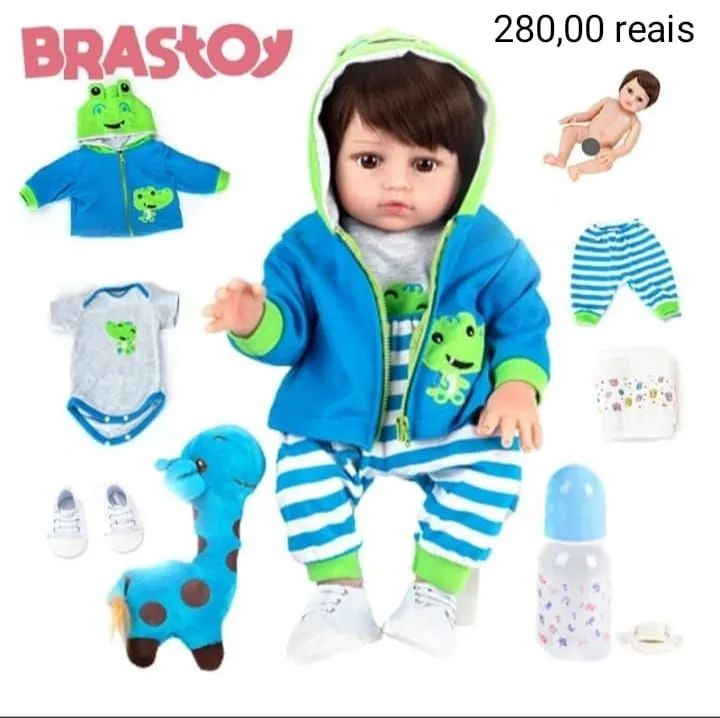 Bebê Reborn Menino - Roupas e Acessórios