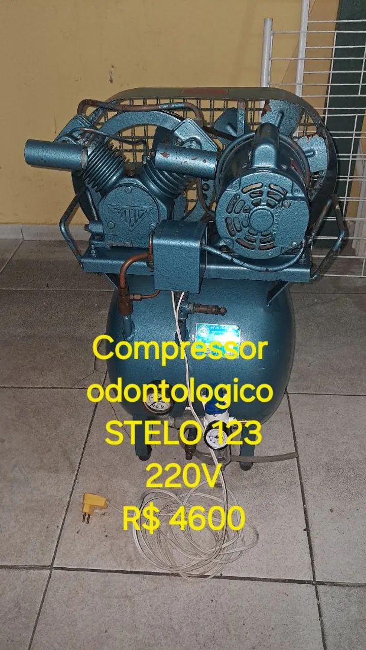 Compressor Odontologico Stelo123, 220v.