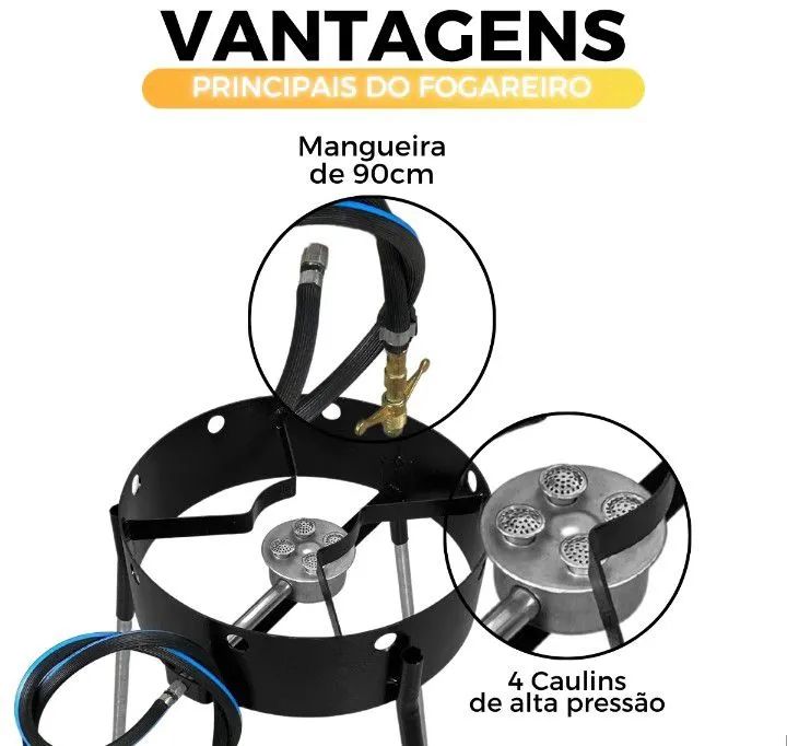 Fogareiro para chapa portátil  - Foto 3