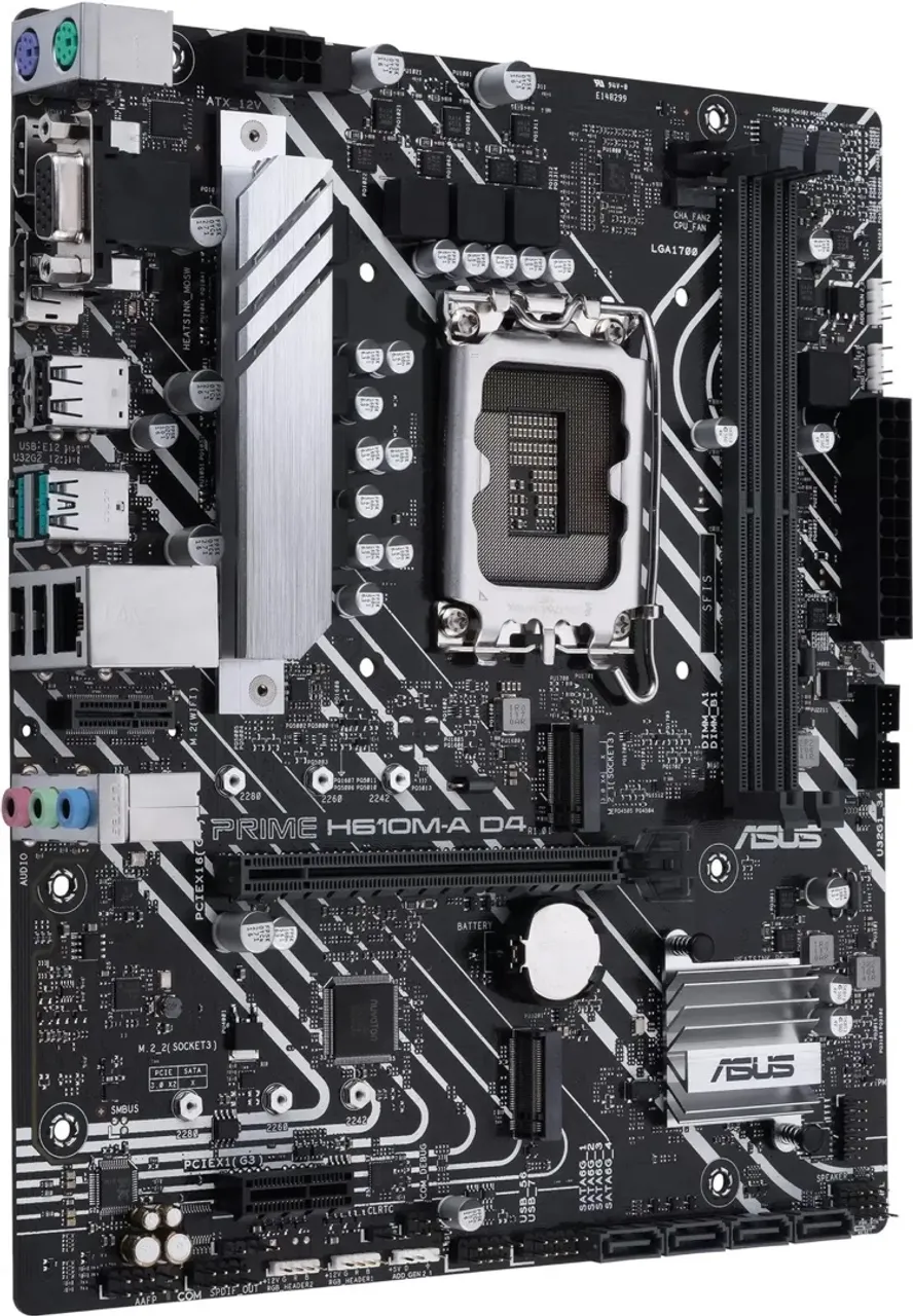 Placa-Mãe ASUS PRIME H610M-A D4 LGA 1700