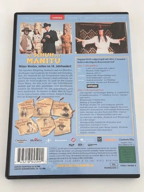 Dvd Der Schuh Des Manitu Duplo Importado - Foto 3