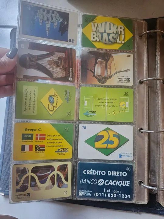 Coleção rara de cartões telefônicos  - Foto 4