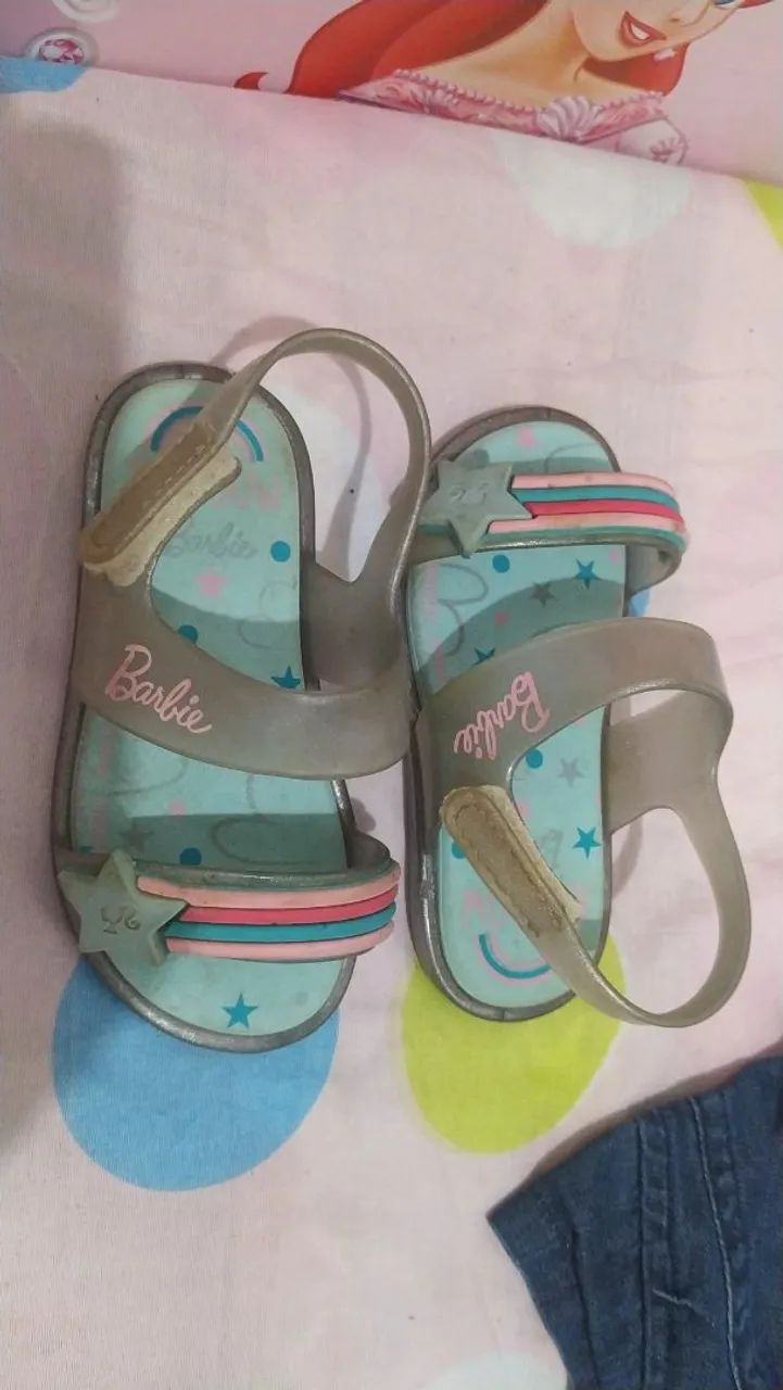 Macacão Jeans + Sandália da barbie - Foto 3