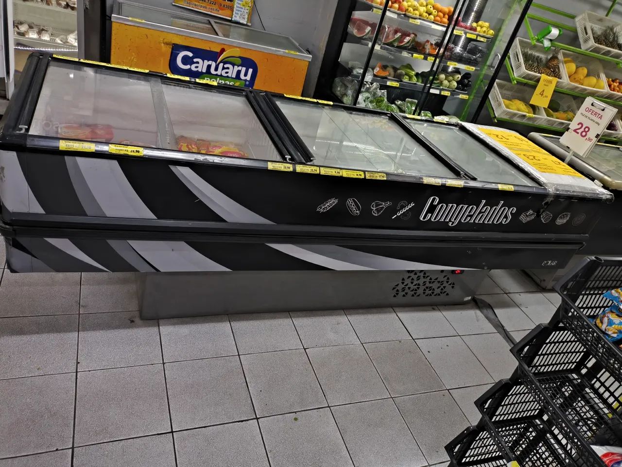 Ilha de congelados 3 metros