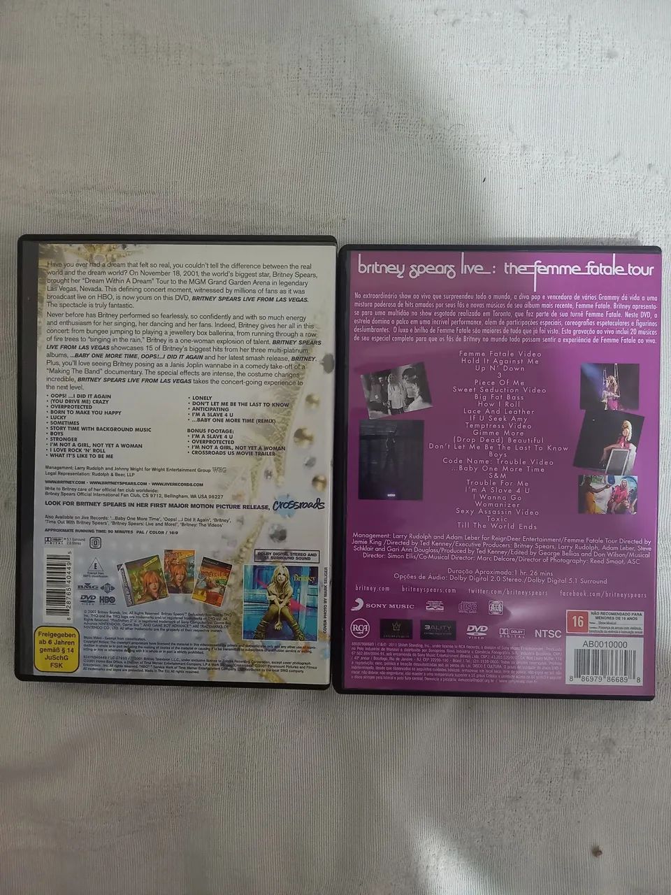 DVD Britney Spears 64308572187907121