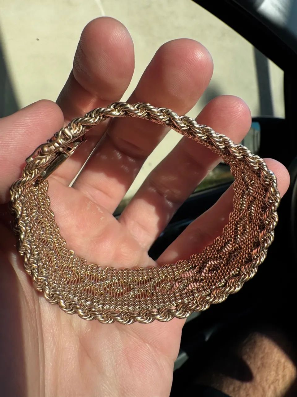 Bracelete ouro 18k - peça única e rara  - Foto 3