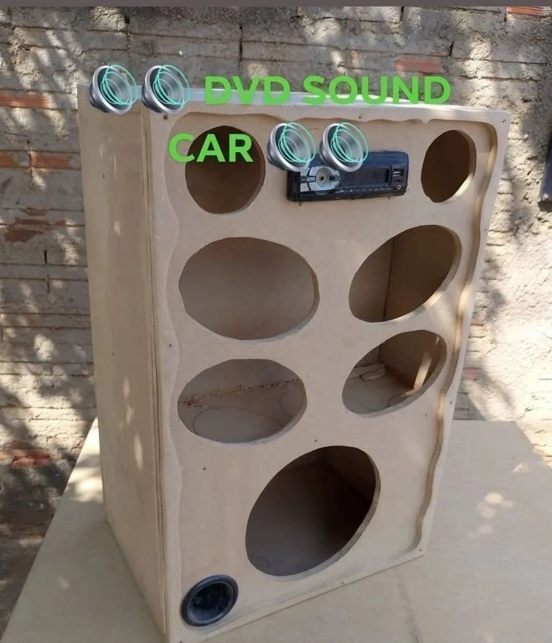 Caixa residencial pra 4 triaxial 2 Twitter 1 grave de 12 polegadas  - Foto 5