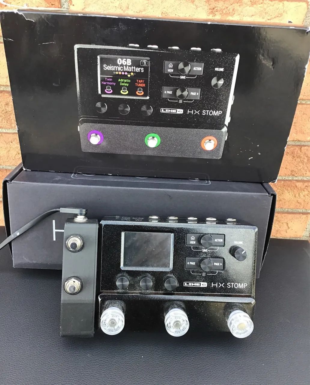 Hx Stomp completa + foot dual - Instrumentos musicais - Córrego