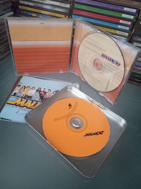 CDs Trilha Sonora Malhação Internacional 2006 - Nacional 2003 - Foto 2