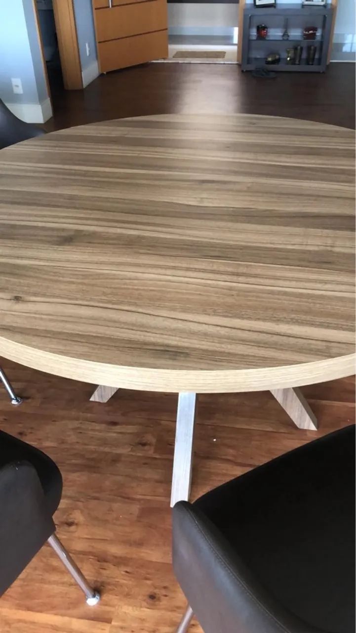 Mesa de Jantar Redonda em Madeira - Foto 4