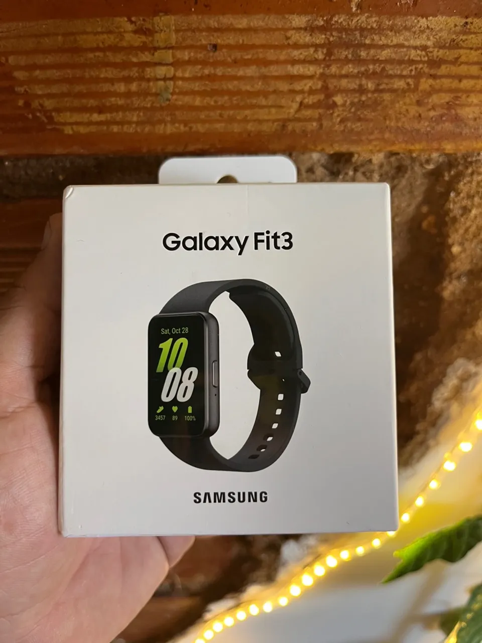 Smartwatch Samsung Galaxy Fit3 Display 1.6" Grafite - NOVO/LACRADO