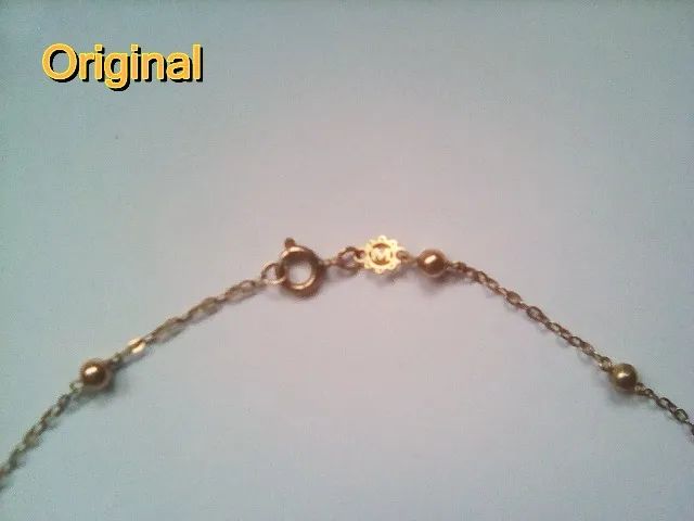 Colar banhado a ouro da marca Micheline - Foto 3