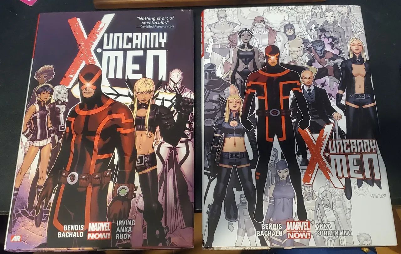 Uncanny X-Men by Bendis completo em 2 oversized hardcovers marvel deluxe hq importado