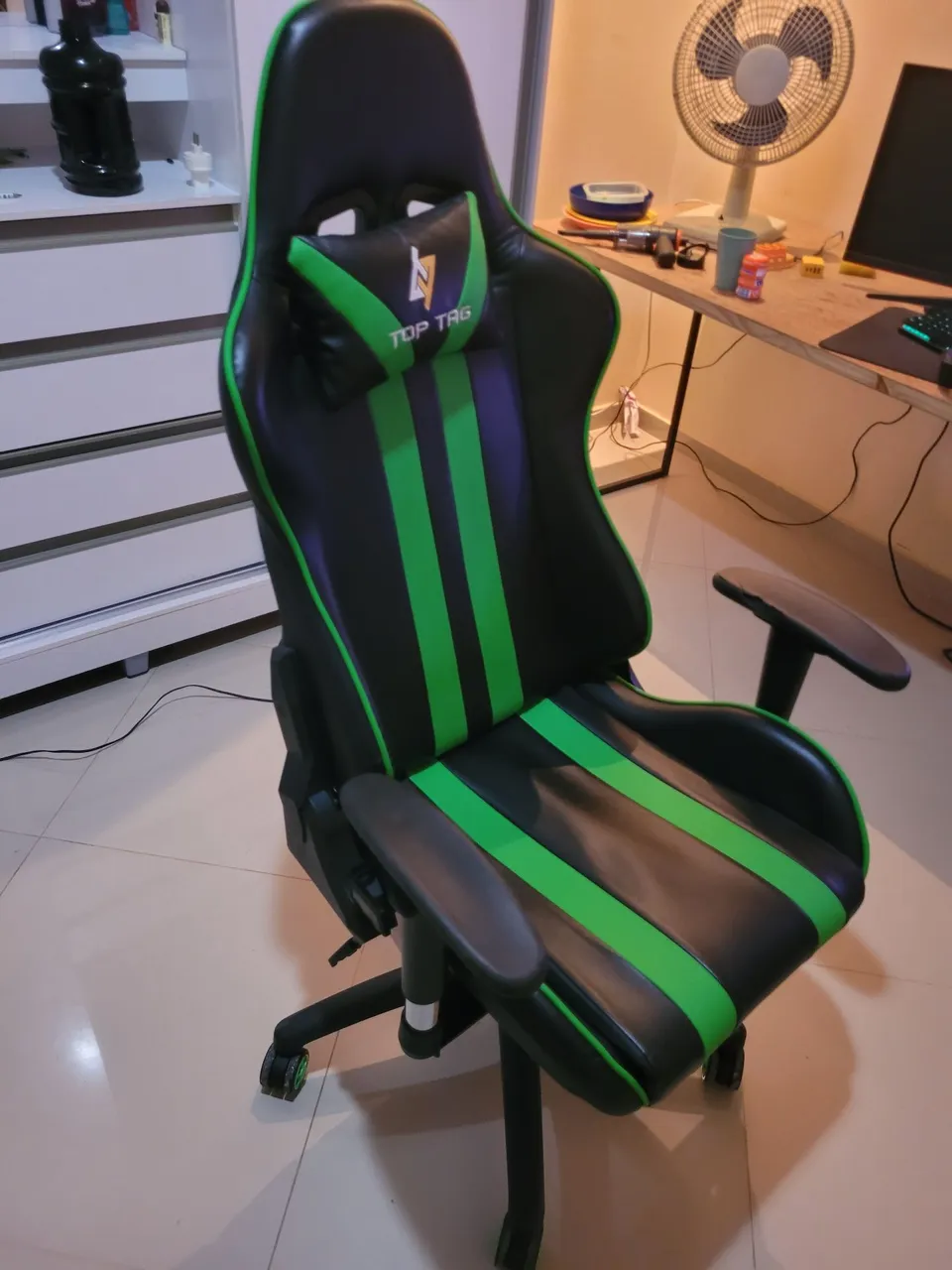 Cadeira Gamer - Preto e Verde