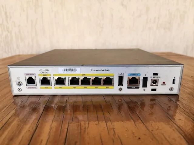 Roteador Cisco 860 Serie S867 VAE K9 - Foto 2