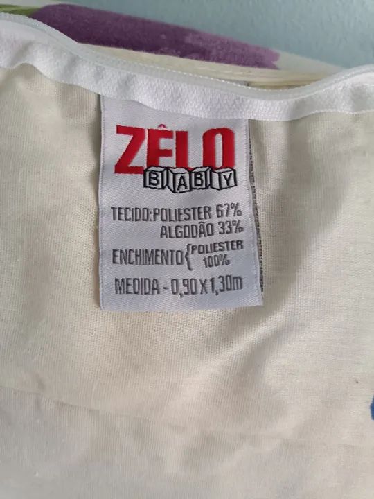 Edredom da marca Zêlo serve como cobertor e saco para colocar o bebê. - Foto 4