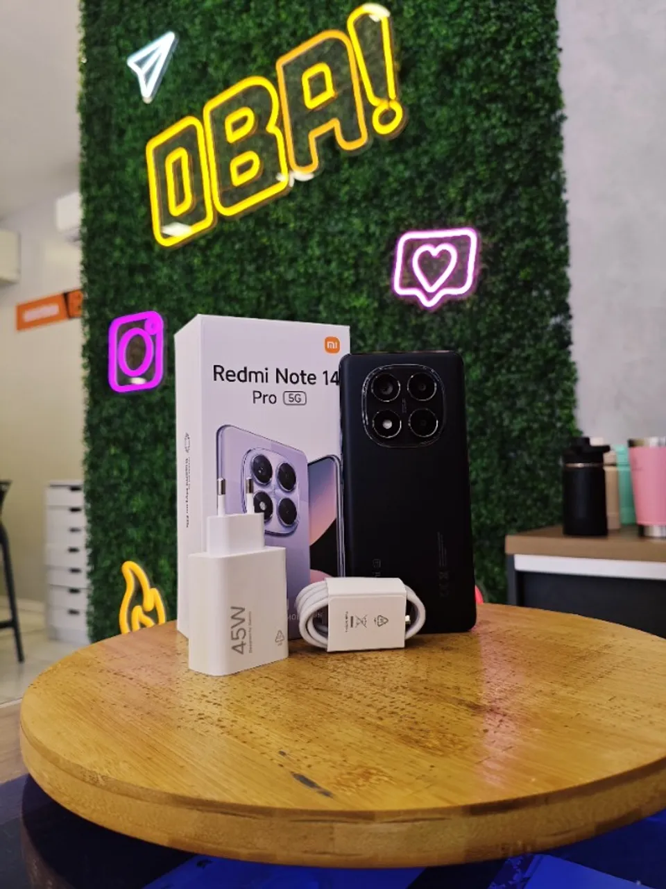 Redmi Note 14 Pro 5G 256GB/08GB Preto 1 ano de garantia