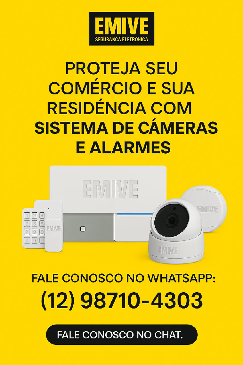 Segurança 24h com câmeras e alarmes - São José dos Campos