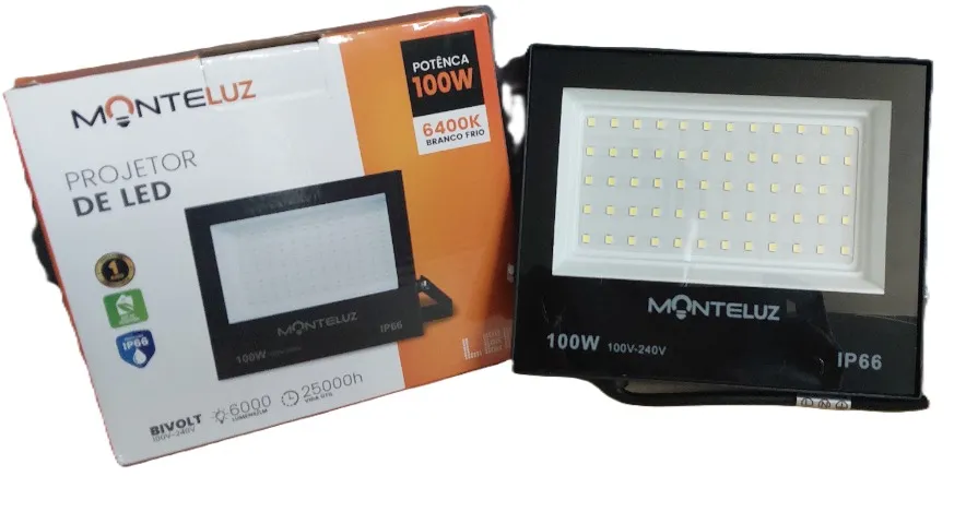 Projetor de led 100w | 6500k