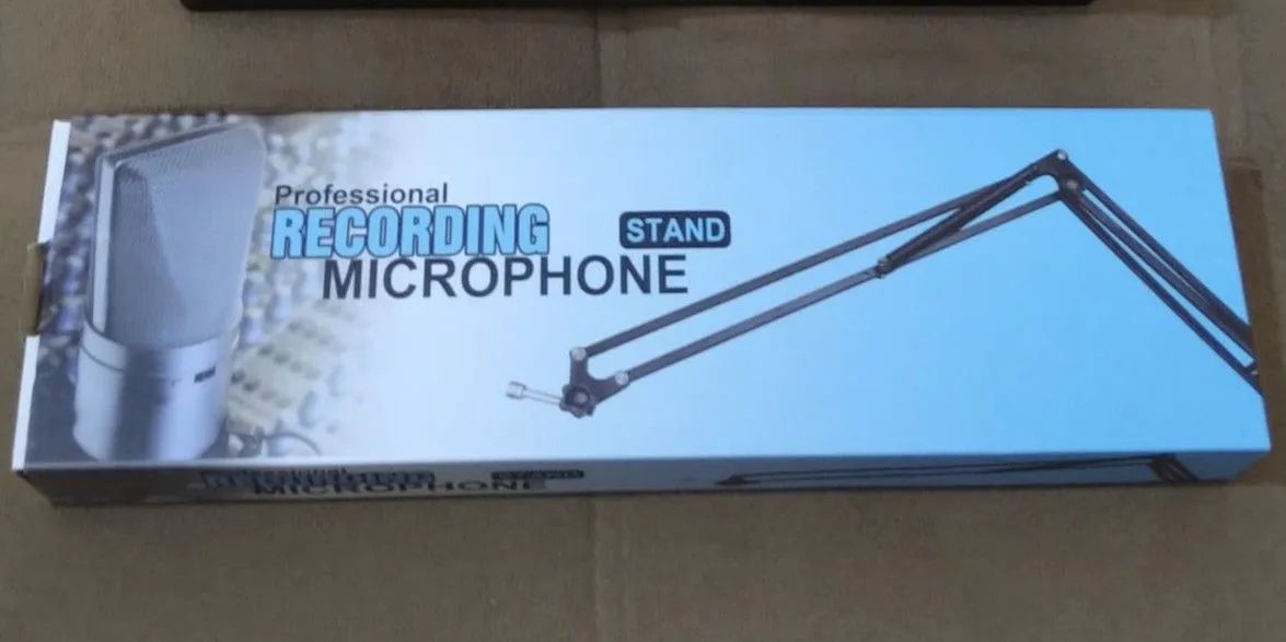 Microfone Condensador USB Arcano Black AM-BLACK-1 Com Suporte Braço Articulado - Foto 5