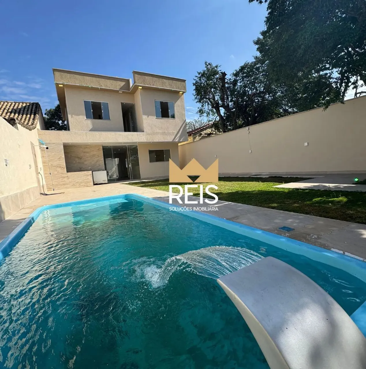 Linda Casa com Piscina e Área Gourmet no Vila Nova Campo Grande  RJ