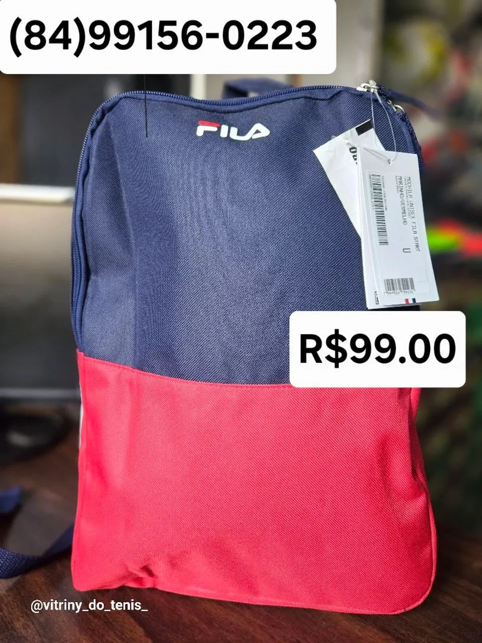 Mochila Fila Start - Azul e Vermelha64314492392195120