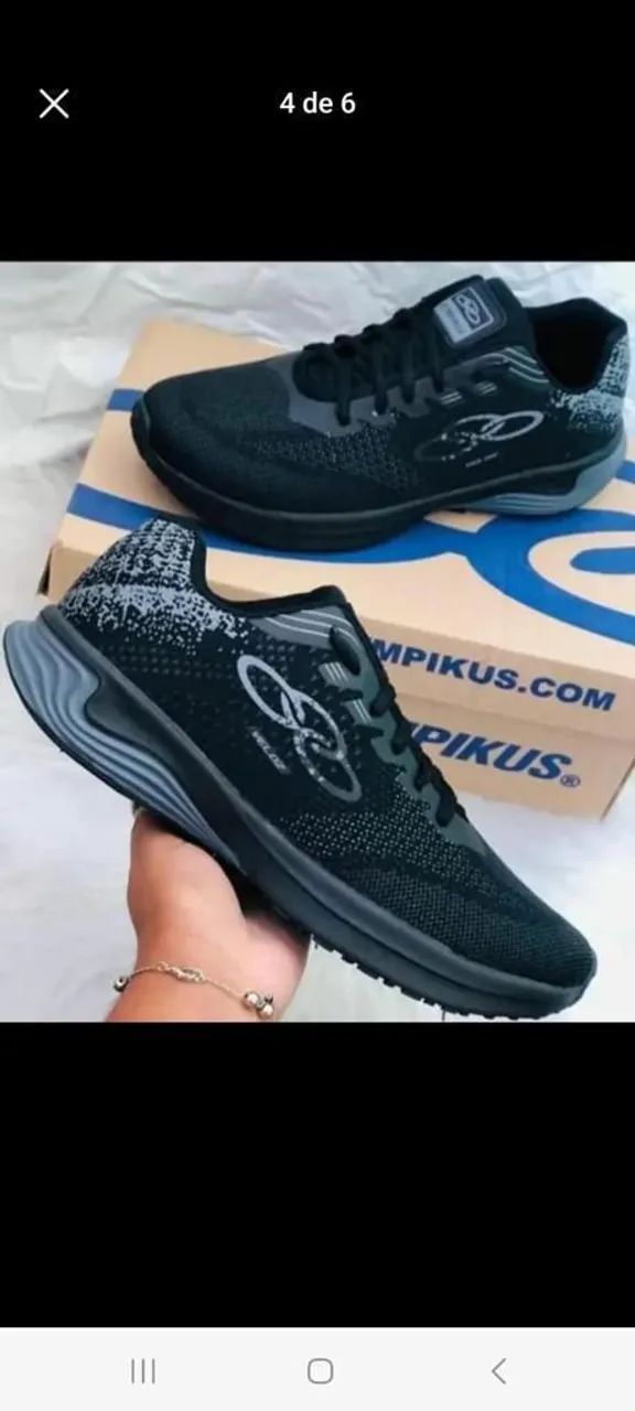Tênis Olympikus Veloz 2 Preto - Conforto e Estilo!