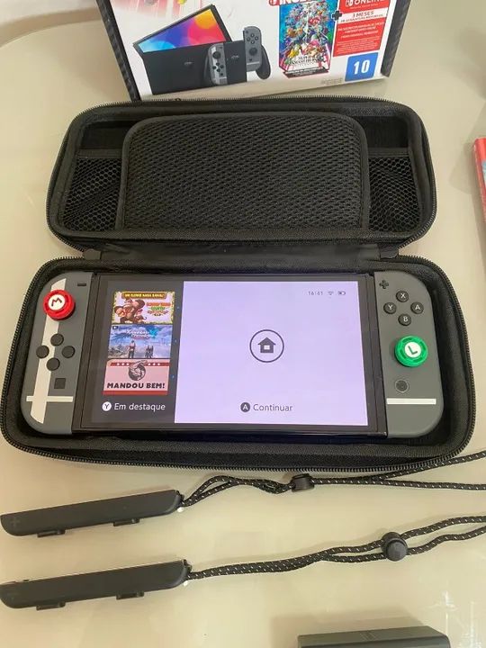 Nintendo Switch OLED - Edição Super Smash Bros Ultimate + Extras! ? - Foto 2