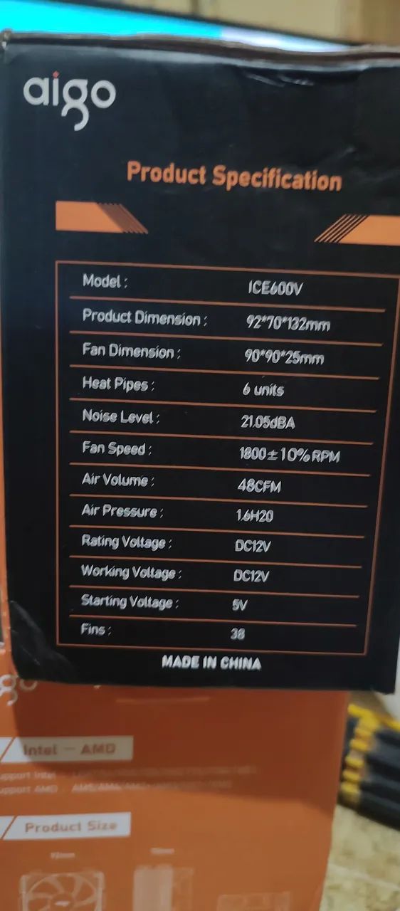 Cooler de CPU Aigo ICE600V - Foto 2