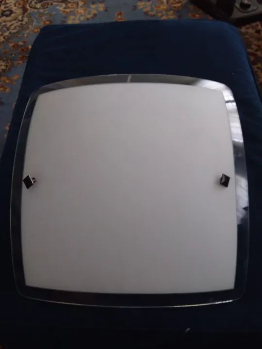 Lustre de cristal com 2 bocais