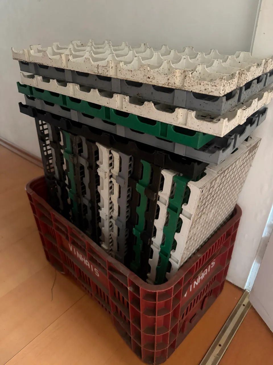 Pisos plásticos modulares 25×50 cm para cozinha industrial - 38 uni - Foto 2